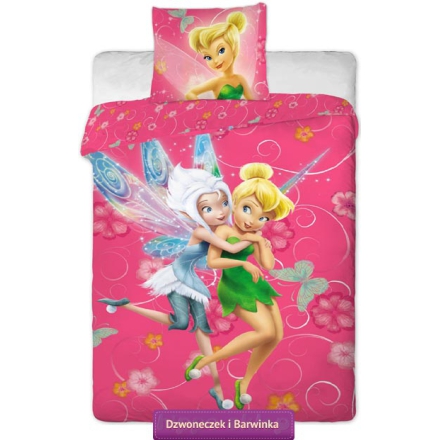 Disney Fairies kids bedding Tinkerbell and Periwinkle 140x200 pink
