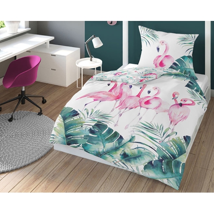 Bedding with flamings