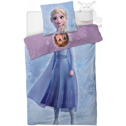 Reversible Frozen bedding with Elsa in blue