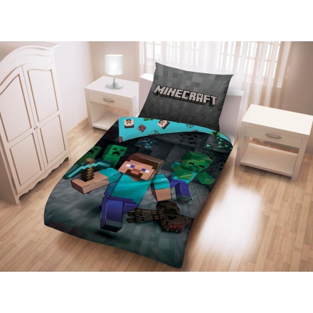 Minecraft character's kids bedding for boys 135x200 