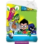 Teen Titans Go! kids bedspread 140x195, green