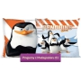 Reversible Penguins of Madagascar 01 small square pillowcase, Faro, 5907750526475