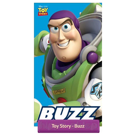 Toy Story Buzz Lightyear kids beach towel 75x150, blue