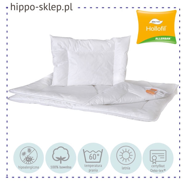 Anti Mite Hollofil Allerban Flat Pillow Summer Duvet For Baby