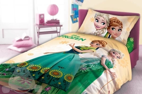 AHS Disney Frozen Character Kids Children Bedding Set Duvet Cover 140 x 200cm with Pillow Case 70 x 80 cm 100/% Cotton