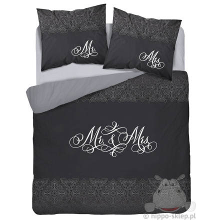 Mr & Mrs gray adult bedding 200x200