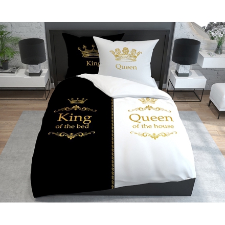 Black and white bedding fr couples King & Queen, 200x220
