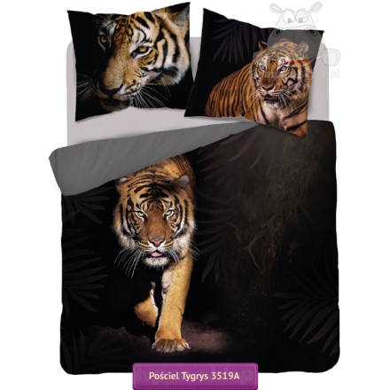 Black bengal tiger bedding 160x200 150x200 or 140x200