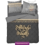 Modern bedding with golden accents 200x200 or 220x200
