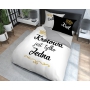 Bedding set with inscriptions There is only one queen, 180x200