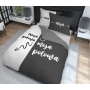 My side Your side Holland bed linen 200x200 or 220x200 cm