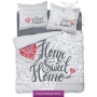 Holland Home Sweet Home cotton bedding 150x200 or 160x200