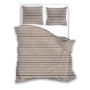 Boho style bed linen 140x200 or 150x200, brown-beige