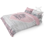 Patterned Home Sweet Home bed set 180x200