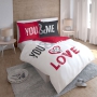 Romantic You & Me adult bedding 160x200 or 180x200