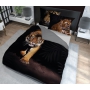 Cotton bed linen with large tiger 200x200 + 2x 50x60