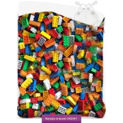 Colorful kids bedspread with bricks 140x195