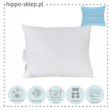 Anti-allergy Sensidream pillow, Poldaun 5903753002879