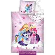 My Little Pony bedding set with clouds and stars 140x200 or 150x200 