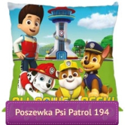 Small square kids pillowcase Paw Patrol, Faro