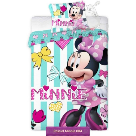 Baby bedding with Disney Minnie Mouse 120x90, 130x90 or 100x135