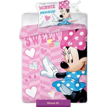 Baby bedding Disney Minnie Mouse 100x135, 90x130 or 90x120