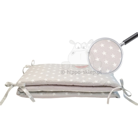 Bumper protector in gray with stars, Poldaun 