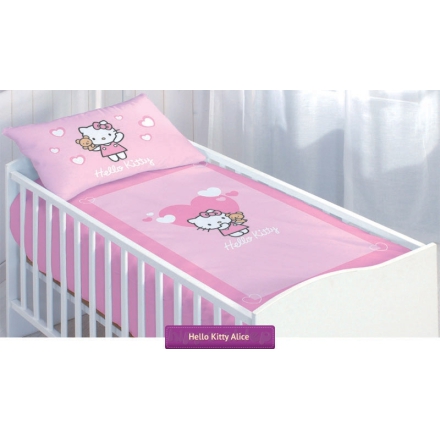 Pink, baby bedding Hello Kitty Alice, CTI