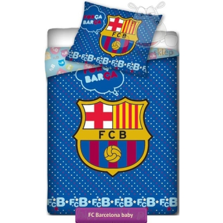 Football baby bedding FC Barcelona FCB 2004, Carbotex 5907629307068