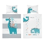Reversible bedding with a dinosaur 90x120