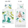 Dinosaurs baby & toddlers bedding set with reverse for parenting photos background