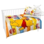 Disney baby bedding set Winnie & Piglem in Yellow orange strips