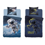 Glow in the dark Bedding with astronaut 140x200 or 135x200