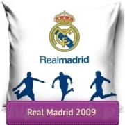 Real Madrid small square pillowcase with football players 40x40 cm
