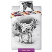Black & white zebra bedding 140x200 or 135x200 cm
