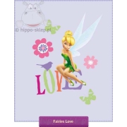 Disney Fairies Tinkerbell fleece blanket 110x140 cm for girls