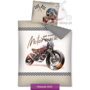 Teen's bedding with motorcycle 140x200 or 135x200