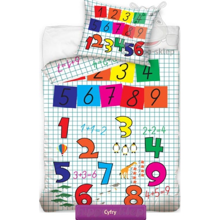 Bedding with numbers