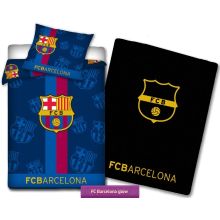 Football bedding FC Barcelona FCB 3002 glow in the dark Carbotex