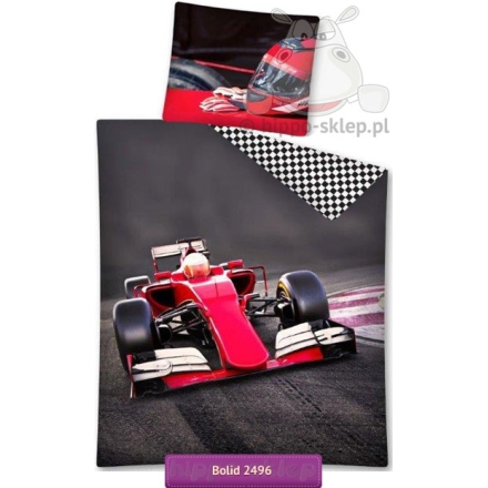 Bedding with Formula One bolid