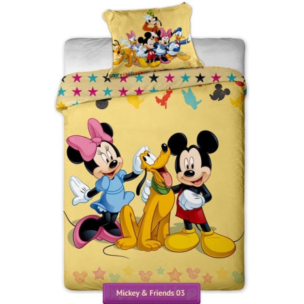 Disney kids bedding Mickey and friends 140x200 Jerry Fabrics