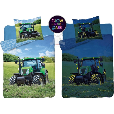 Farm tractor bedding glowing in the dark 150x200 or 160x200