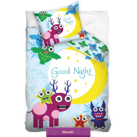 Bedding with cheerful creatures