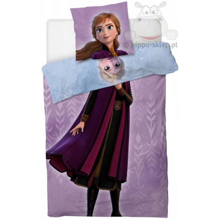 Disney Frozen reversible bedding with Anna in violet