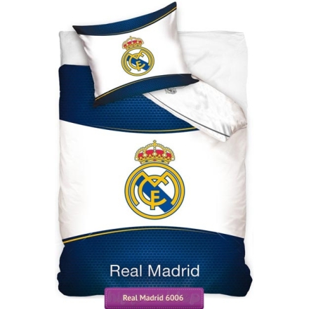Official Real Madrid classic bedding 140x200 or 150x200, blue & white