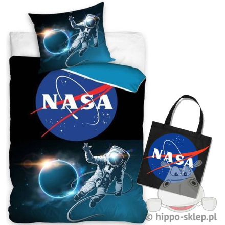 NASA bedding with astronaut 140x200 or 150x200 + bag
