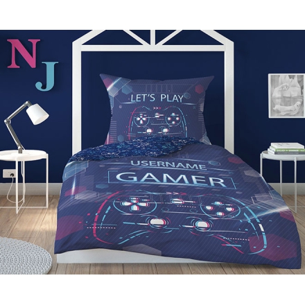 Youth bed linen for gamer with a pad 135x200, 140x160
