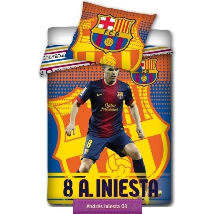 Football Andres Iniesta bed set FCB 5003 FC Barcelona, Carbotex