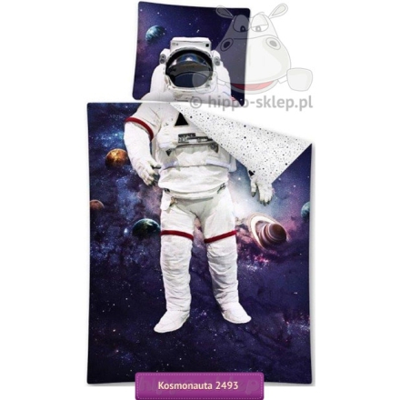 Kids bed linen with astronaut 150x200