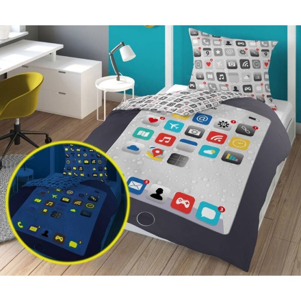 Duvet covers and pillow cases with a tablet 135x200, 140x180